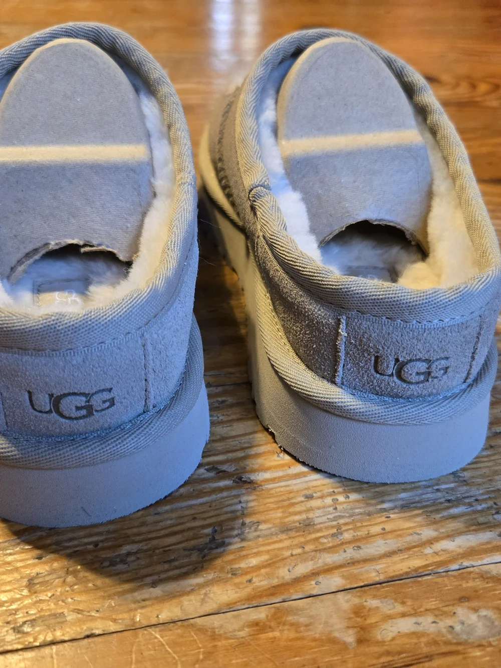 UGG Kids Tan Slip-On Slippers